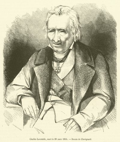 Charles Lacretelle, died March 28, 1855 by French School