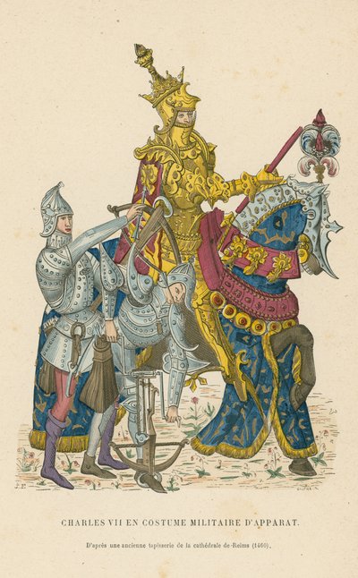 Charles VII of France by French School