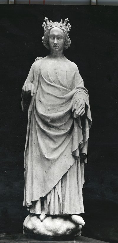Charles VI, king of France, from Palais de Justice in Poitiers, original late 14th century (plaster cast) by French School