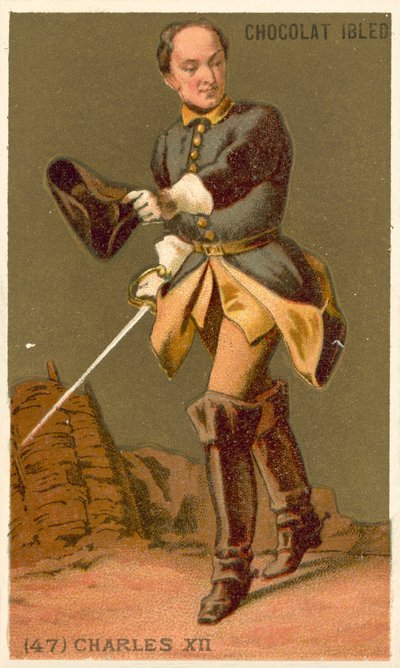 Charles XII of Sweden by French School