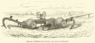 Clearing Plow by J Fowler, called Sutherland Plow (engraving) by French School