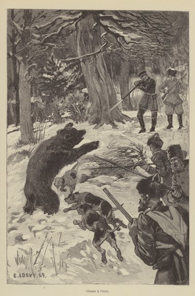 Bear Hunt by French School