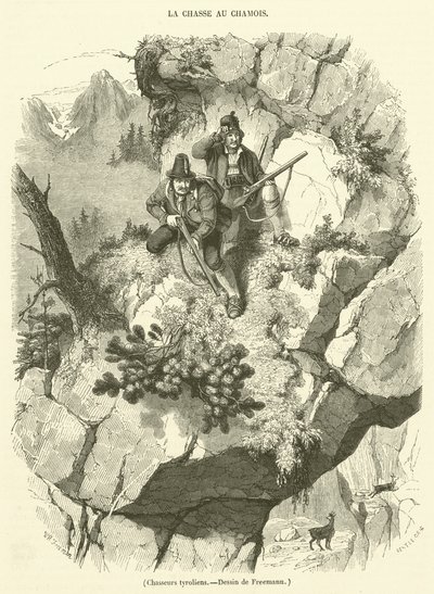Tyrolean hunters by French School