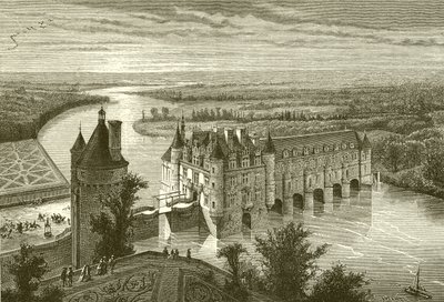 Chateau de Chenonceaux by French School
