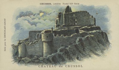Chateau de Crussol, Crussol, Ardeche by French School