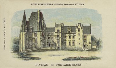 Chateau de Fontaine-Henry, Fontaine-Henry, Calvados by French School