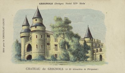 Chateau de Grignols, Grignols, Dordogne by French School