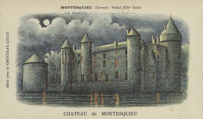 Chateau de Montesquieu, Montesquieu, Gironde by French School