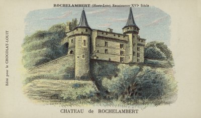 Chateau de Rochelambert, Rochelambert, Haute-Loire by French School