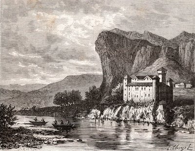 Chateau de la Caze en Lozere by French School