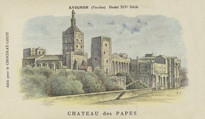 Chateau des Papes, Avignon, Vaucluse by French School
