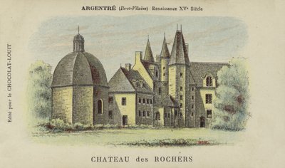 Chateau des Rochers, Argentre, Ile-et-Vilaine by French School