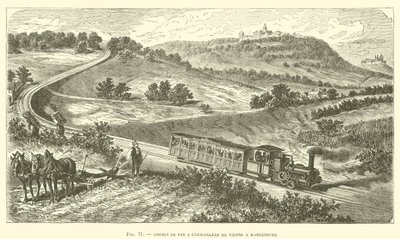 Chemin de Fer a Cremaillere de Vienne a Kahlenberg by French School