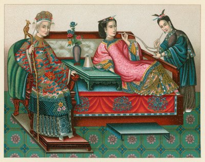 China Costume by French School