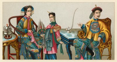 China Costume by French School