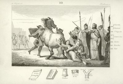 Chlothar II, King of the Franks by French School
