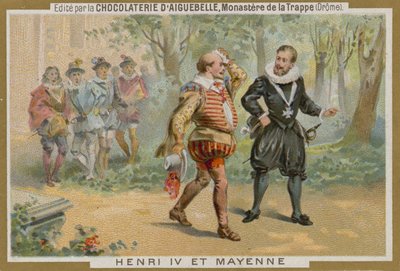 Chocolat dAiguebelle trade card by French School