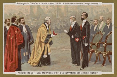 Chocolat dAiguebelle trade card by French School