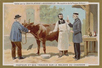 Chocolat dAiguebelle trade card by French School