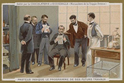 Chocolat dAiguebelle trade card by French School