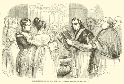 Christening of Prince Napoleon Louis Bonaparte by French School