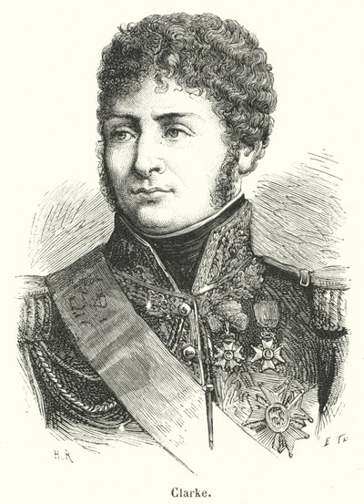 Clarke (engraving) by French School