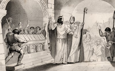 Clovis II Selling Silver and Gold from the Shrine to Feed the Poor, from 