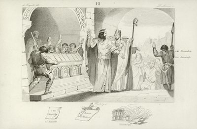 Clovis II, Frankish King of Neustria and Burgundy by French School