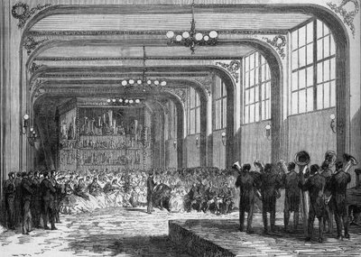 Concert Performed by Adolphe Sax, Inventor of the Saxophone, in the Presence of Emir Ben Mahi Ed Din Abd El Kader in 1865 by French School