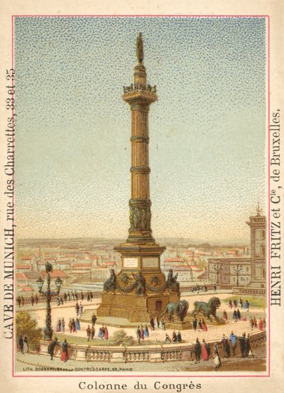 Congress Column, Brussels by French School