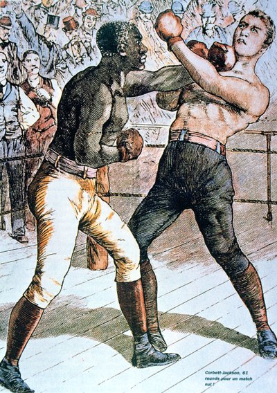 Corbett-Jackson: 61 Rounds for a No Match! 1891 by French School