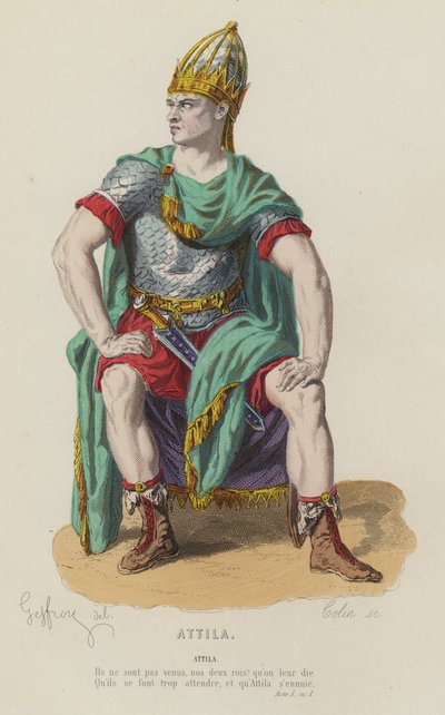 Corneille, Attila, Act I, Scene I by French School