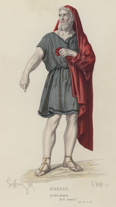 Corneille, Horace, Act III, Scene VI by French School