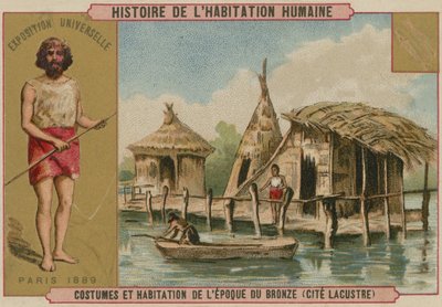 Costume and Lake Dwellings of the Bronze Age by French School