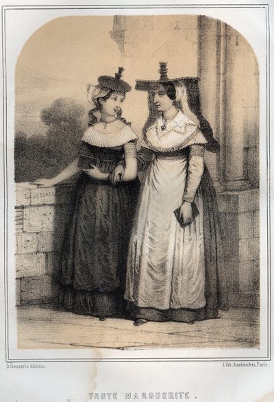 Costumes of Burgundy (engraving) by French School