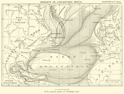 Currents of the Northern Atlantic by French School