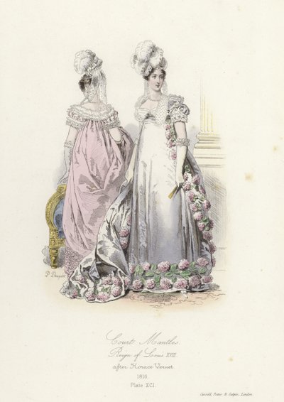 Court Mantles, Reign of Louis XVIII of France by French School