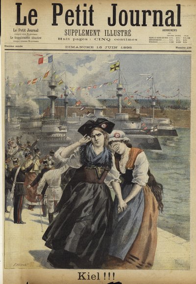 Cover of Le Petit Journal, 16 June 1895 by French School