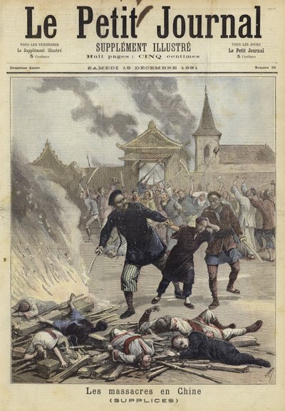 Cover of Le Petit Journal, 19 December 1891 by French School