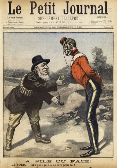 Cover of Le Petit Journal, 24 December 1899 by French School
