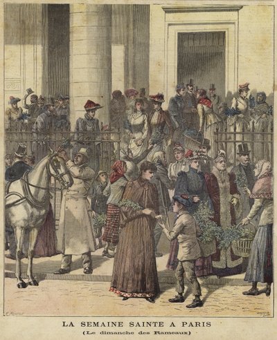 Cover of Le Petit Journal, 28 March 1891 by French School