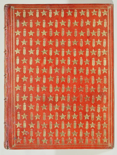 Cover of a Book Owned by Cardinal Mazarin, with the Finishing Showing the Cardinal