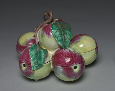 Covered Box in the Form of Six Apples, c.1760 by French School