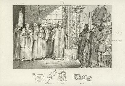 Dagobert I, King of the Franks by French School