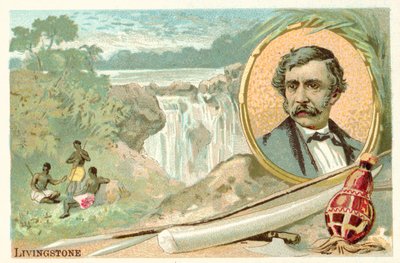 David Livingstone, Scottish missionary and explorer by French School