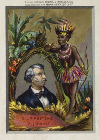 David Livingstone, Scottish Missionary and Explorer by French School