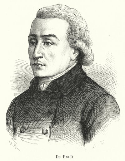 De Pradt (engraving) by French School