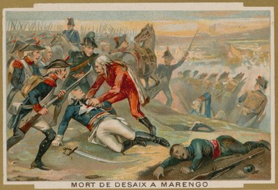 Death of General Desaix at the Battle of Marengo, 1800 by French School
