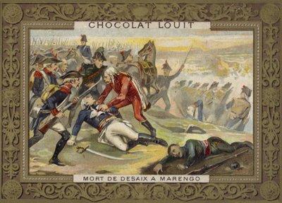 Death of General Desaix at the Battle of Marengo, 1800 by French School