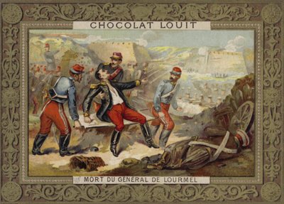 Death of General Lourmel, Battle of Inkerman, Crimean War, 1854 by French School